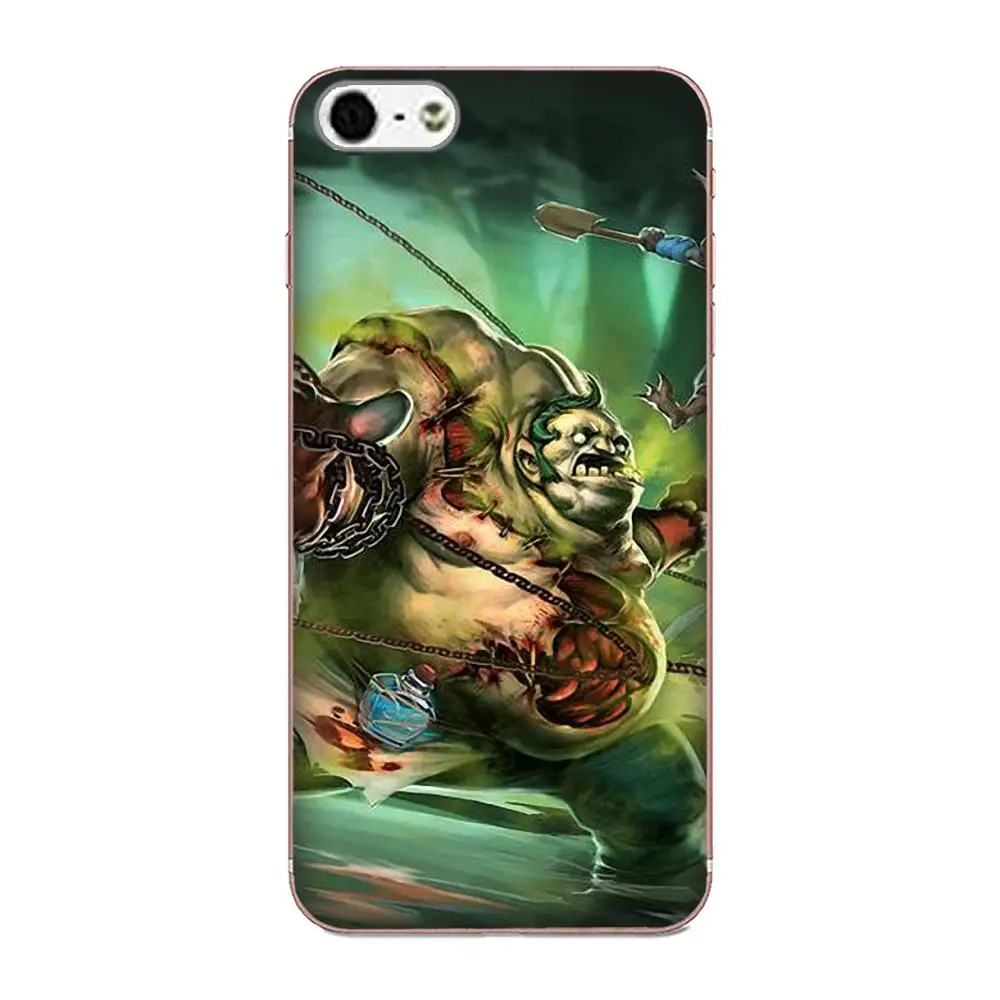 Pudge Dota Мягкий Силиконовый ТПУ прозрачный милый чехол для Xiaomi Mi3 Mi4 Mi4C Mi4i Mi5 Mi 5S 5X 6 6X A1