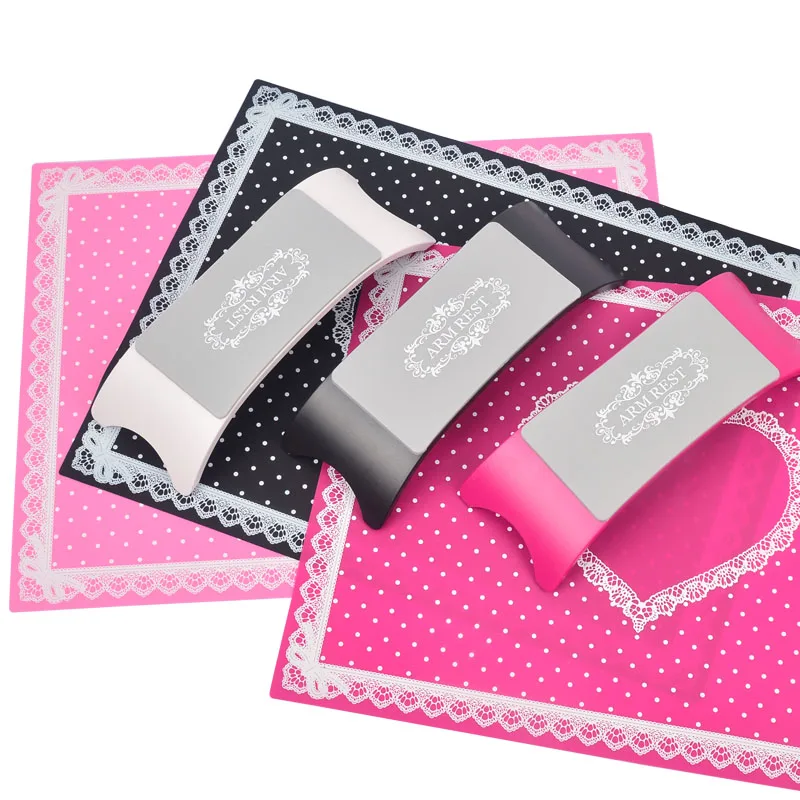 Buy Silicone Nail Art Mat Hand Arm Rest Nail Pillow