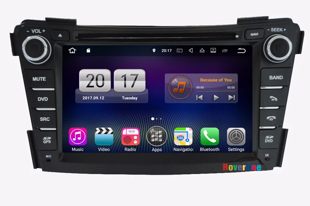 Perfect RoverOne For Hyundai i40 2011+ Android 7.1 Autoradio Car GPS Glonass Media Center Central Multimedia Audio Video Player 1