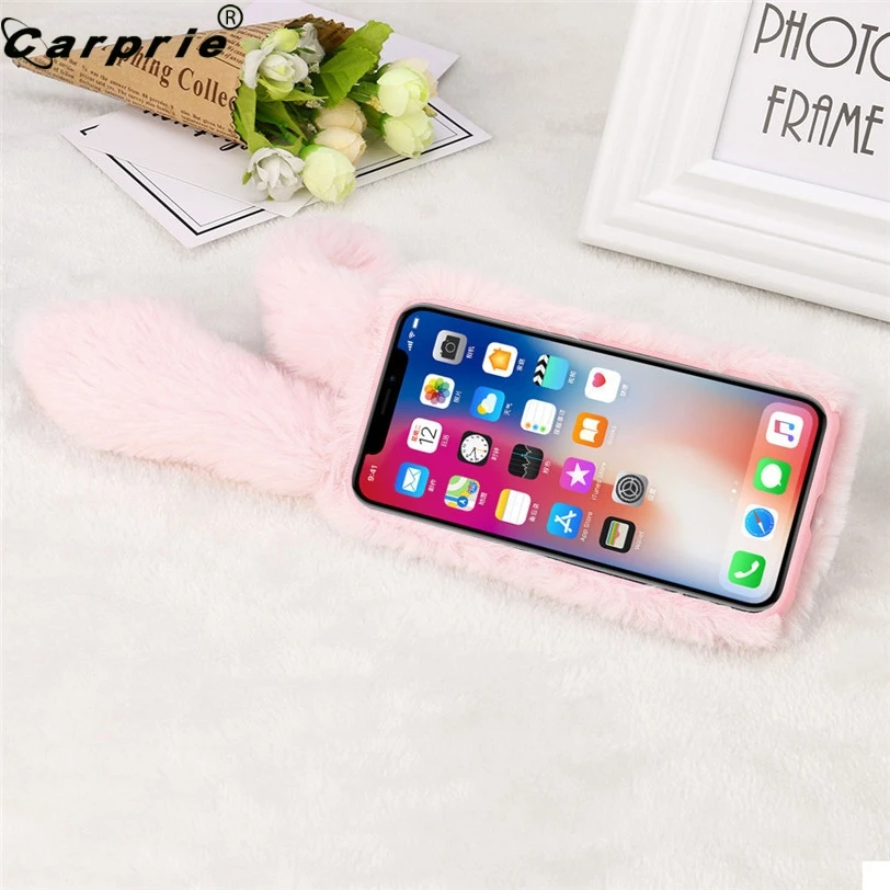 Чехол для телефона CARPRIE с кроличьими ушками пушистый мягкий чехол iphone XS/XS