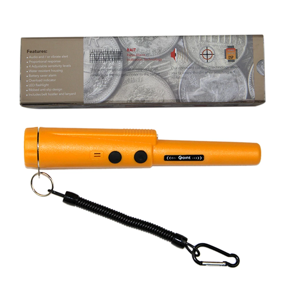 

Free Shipping 2016 New Arrived CSI Pinpointing Hand Held GPOINT Pro Pointer Metal Detector Pinpointer Detector