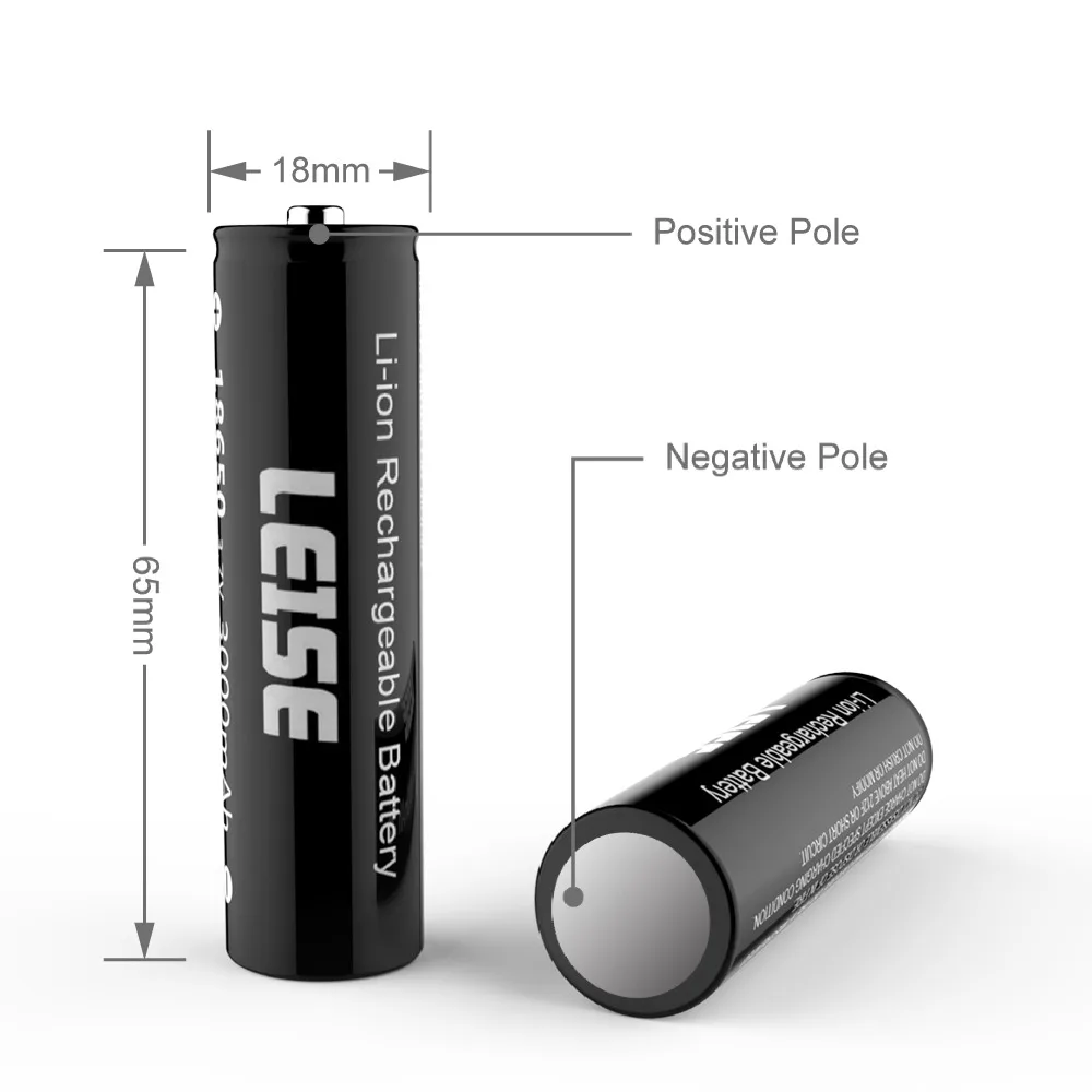 Leise Оригинальная 18650 батарея 3000 mah 3,7 V литий-ионная аккумуляторная литиевая батарея 18650 батареи для фонарика налобного фонаря