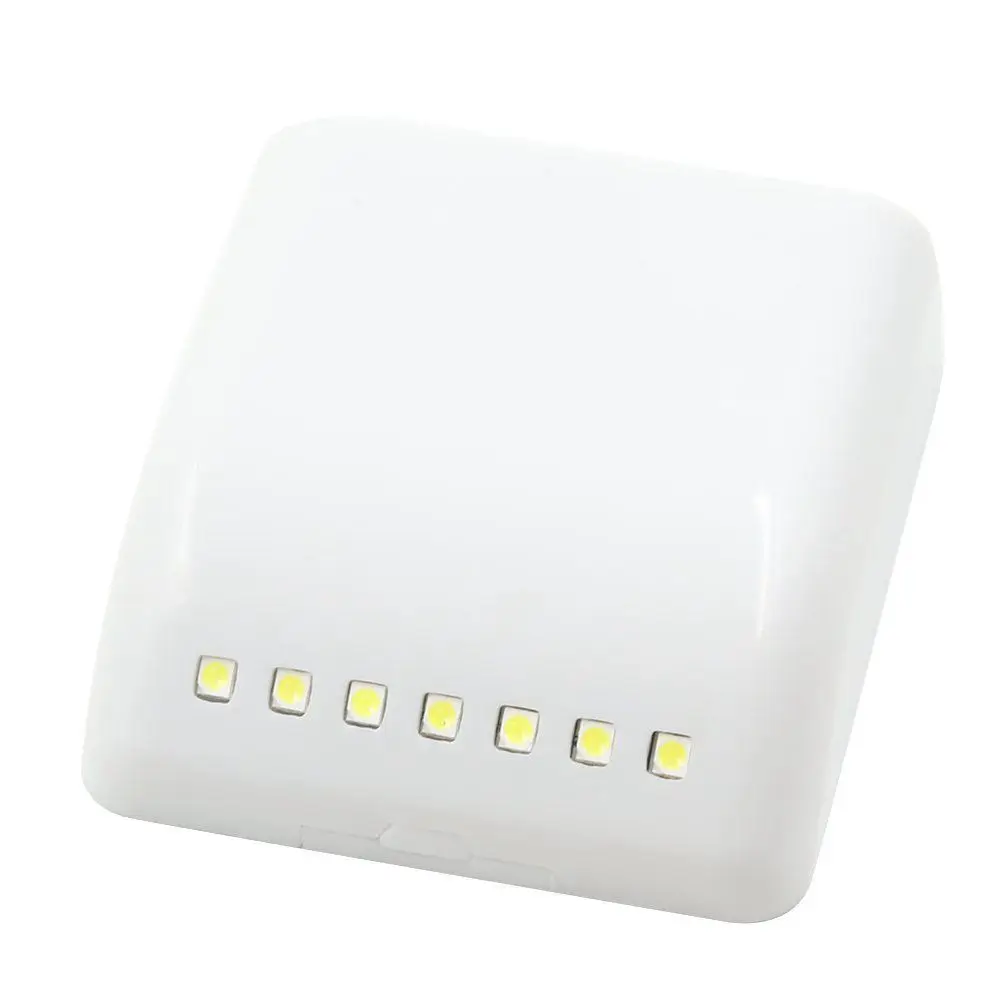 

SHGO-1pcs/set 7 LED Universal Induction Sensor Lamp Cabinet Cupboard Hinge Wardrobe Night Lighting Light Kitchen Bedroom