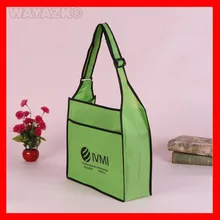 1000 шт./лот) Размер 35x38x12 см(14 х 152 х 4.") пользовательские печатные нетканые слинг кроссбоди мешки