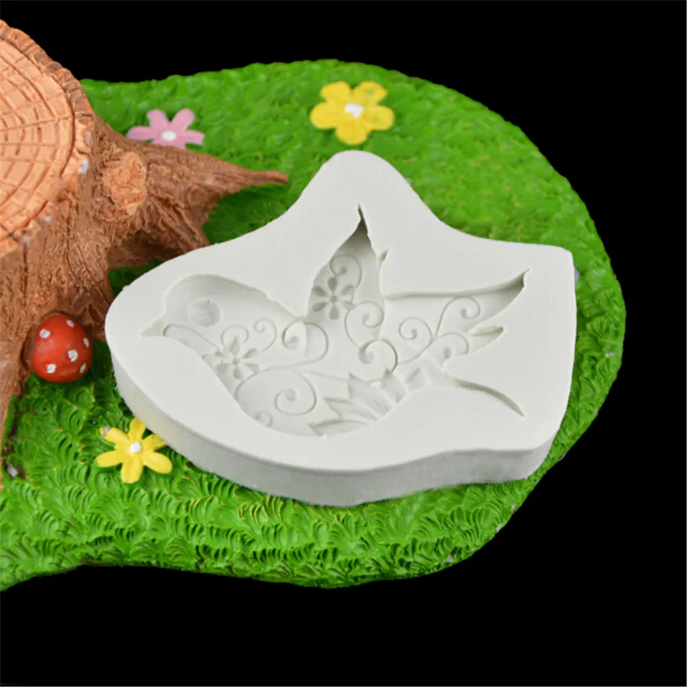 Dove of peace shape resin molds fondant mold silicone cake mold fondant cake decorating tools New arrival