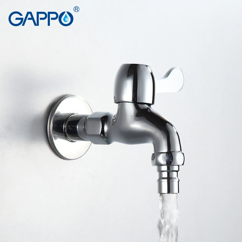 

GAPPO 1 set Fast Opening basin faucet bibcock faucet Wall Mounted Single Cold Fast Opening Faucet Washing Machine basin Faucet
