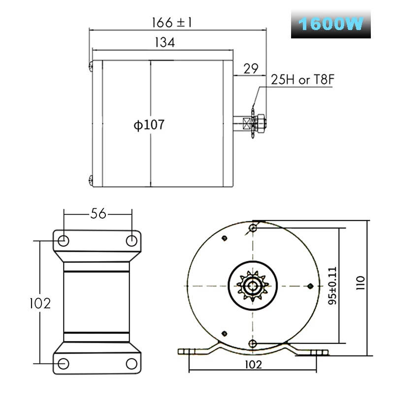 Электрический скутер 48V 1500W 1600W DC безщеточный мотор для электрических транспортных средств с двигателем контроллера ЖК-дисплей Дисплей Лонгборда bicicleta