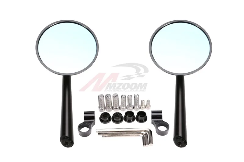 Mzoom Universal Aluminum CNC motorcycle Rearview Side mirror For YAMAHA SMX125