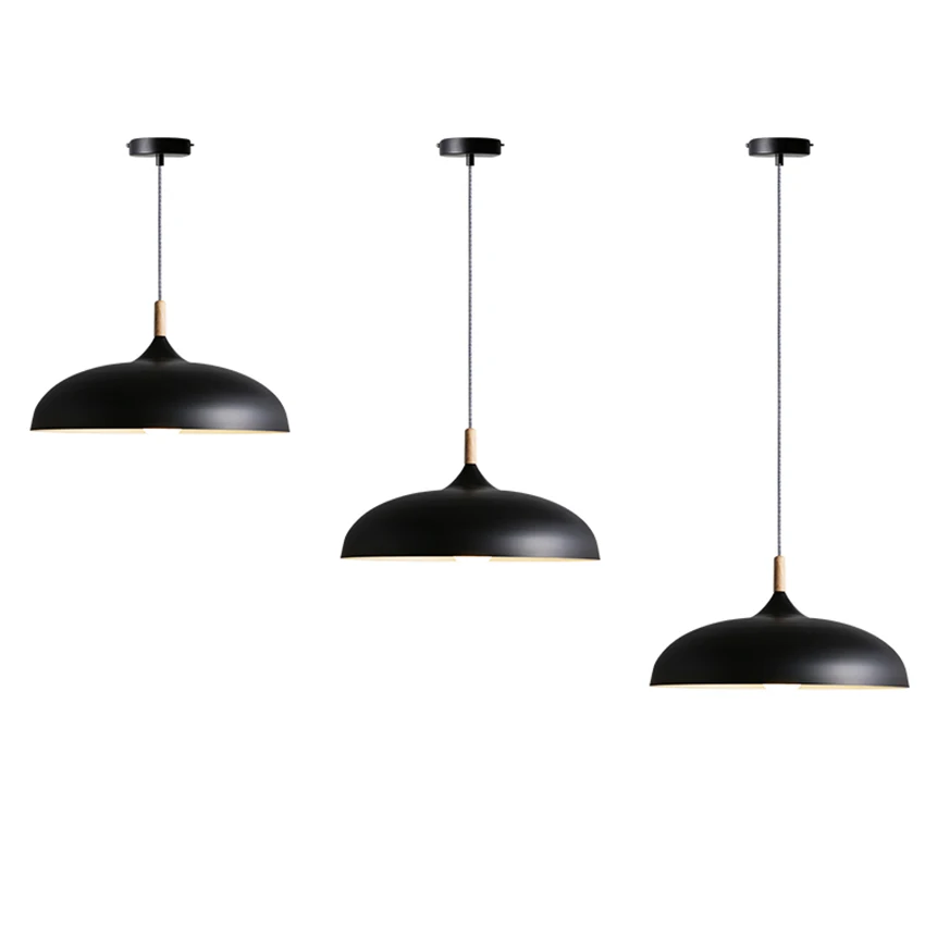 

Nordic LED round chandelier E27 restaurant bar chandelier