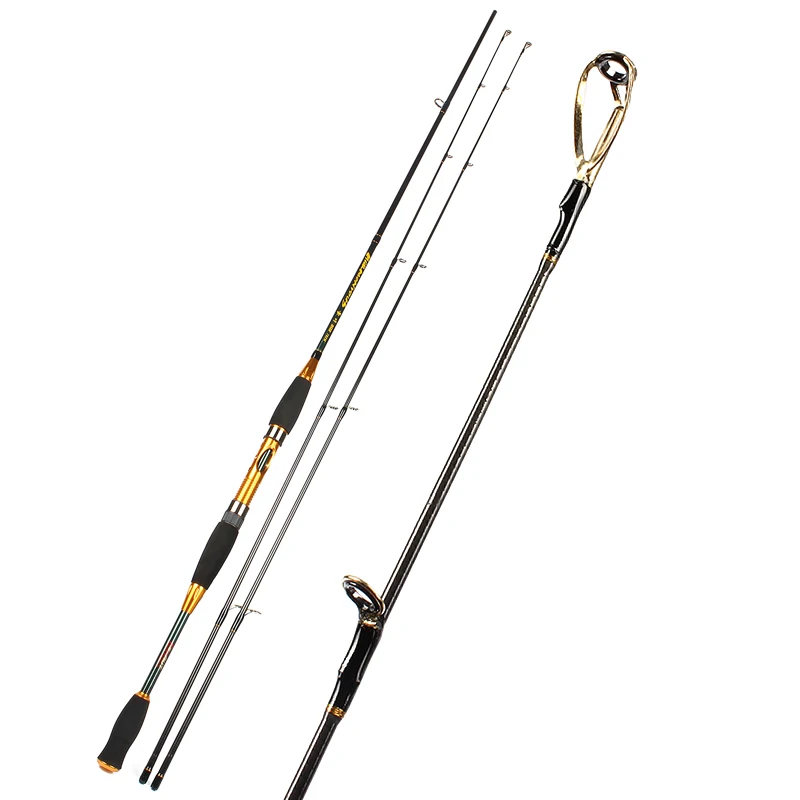 Buy Carbon Fiber Fishing rod Fishing Pole 198cm 210cm 240cm Spinning Fishing