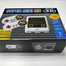 Новая Ретро Мини ТВ Видео игровая консоль для sega MegaDrive 16 бит игры с 167 различных встроенных игр два геймпада AV Out