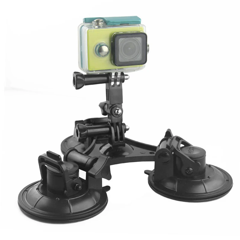 Sj4000 Автомобильная присоска-держатель с креплением для спортивной экшн-камеры Xiaomi Yi 4 k штатив адаптер держатель для экшн-камеры GoPro Hero 5 4 3 Sjcam m20 экшн-камеры Go Pro Камера аксессуары