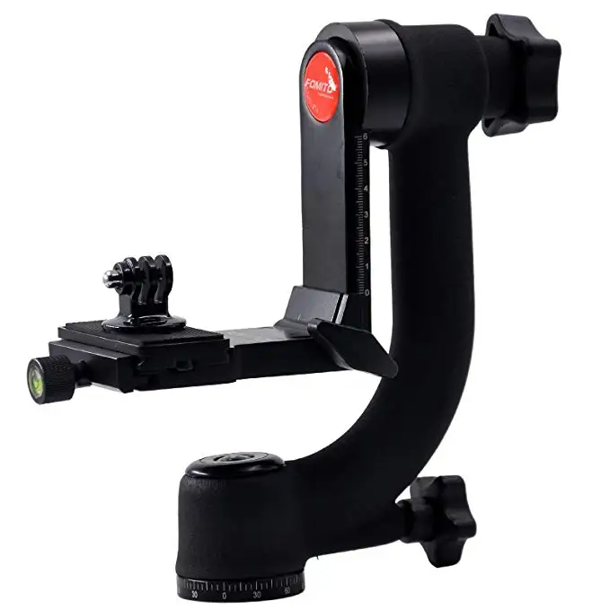 ST-360 Panoramic Gimbal Clamp Tripod Head with Arca-Swiss Quick Release Plate
