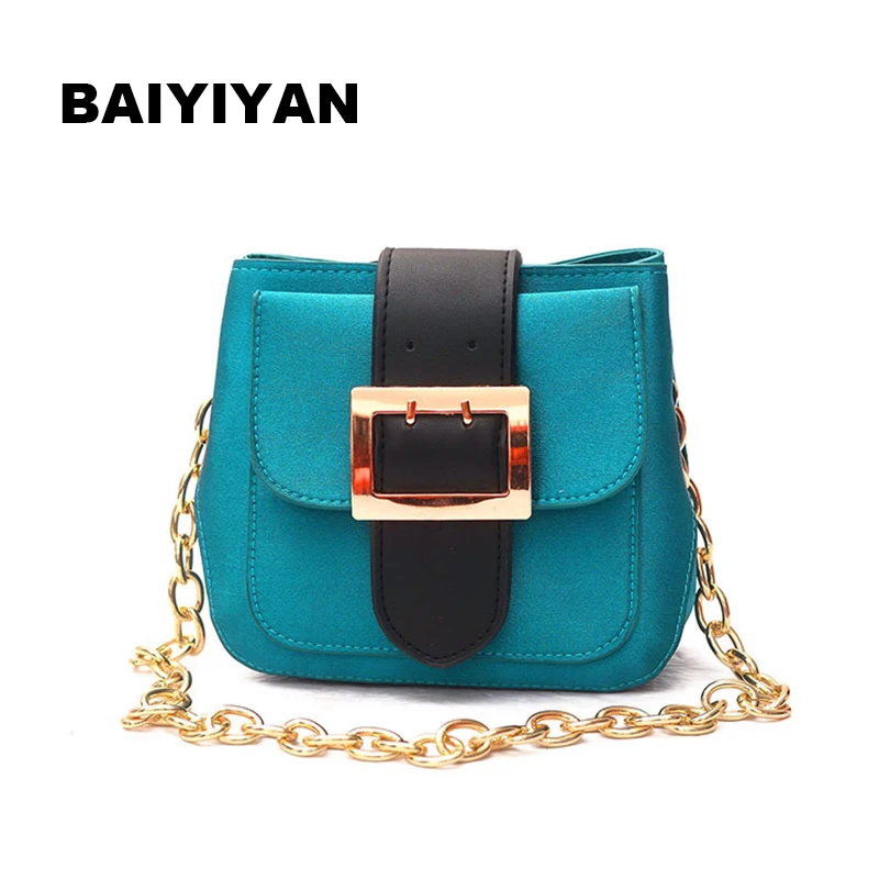 

New Women's High Quality PU Leather Mini Chain Hasp Shoulder Bag Handbag Crossbody Bag Ladies Handbag