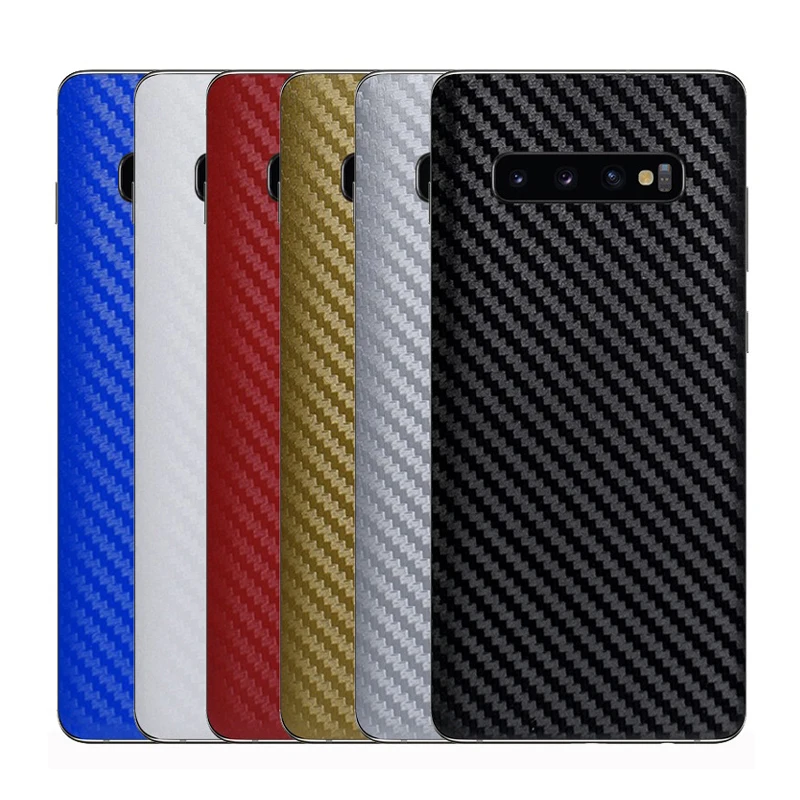 

3D Carbon Grain Back Protective Phone Film Sticker Film for Samsung S6 S7 edge S8 S9 S10Plus/S10e Note8 9 10pro A6S A7 A8plus A9