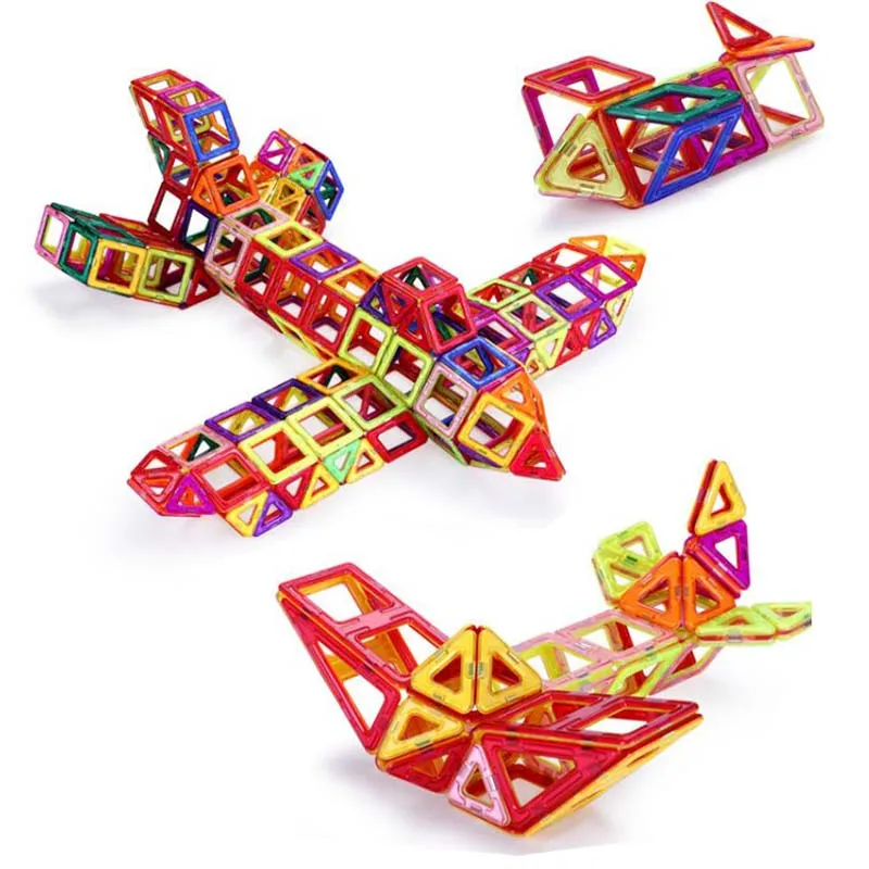 

Magnetic Construction Set Building Designer Toy Model & Building Toy Mini Plastic Magnetic Blocks Educational Toys For Kids Gift