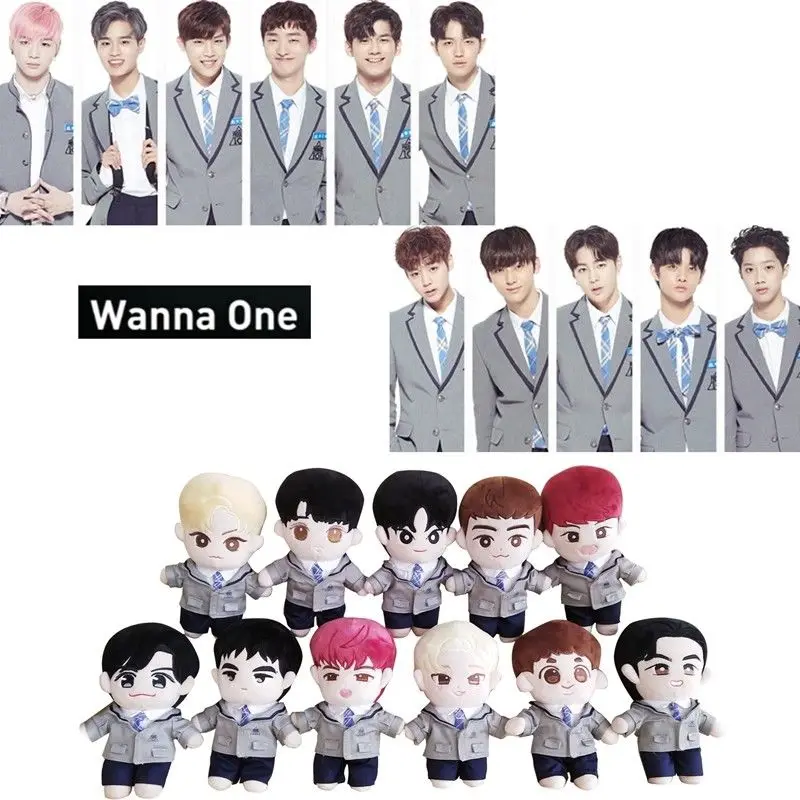 

PCMOS KPOP Wanna One Plush Dolls Kang Daniel PARK JI HOON Park Woo Jin LAI KUAN LIN KIM JAE HWAN Doll Toys 20cm/8''