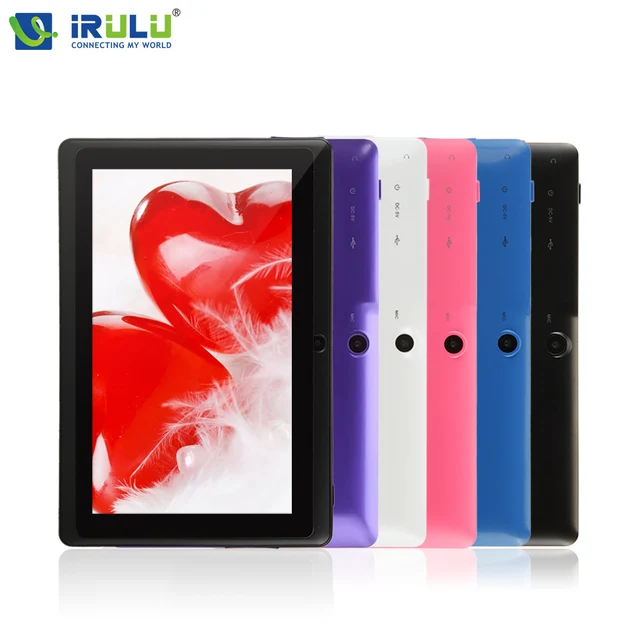 Irulu eXpro X1 7 " планшет PC 8 ГБ Android 4.4 планшет четырехъядерных процессоров 1024 * 600 HD двойной кулачок 3 г внешние WIFI планшет ж / подарок Протектор экрана новые горячие