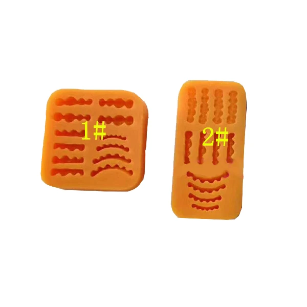 

Dental lab denture laboratory wax teeth tooth rubber model inverted mold 1pcs wax rubber model base
