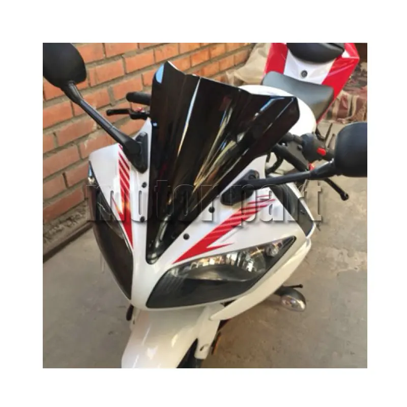 Мотоцикл ветер Экран лобовое стекло Экран Обтекатели для 14 15 16 Yamaha YZF R15 V1 V2 черный дым иридия - Цвет: Black
