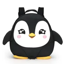 Los Niños de Kindergarten Pingüino de la Historieta Mochilas escolares 2017 Niños Mini Mochila Impermeable Satchel Mochilas para niños y niñas