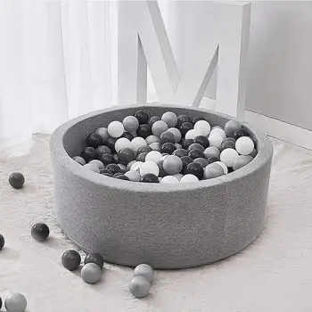 

Indoor Soft Comfortable Kids Play Ball Pool Quality Sponge Ocean Ball Pool Deluxe Baby Round Ball Pit Ideal Gift Play