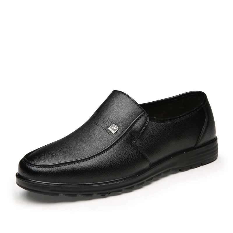 italian classical formal men shoes leather slip on working elegant footwear male moccasins homme cheap man oxford shoes for men (1)