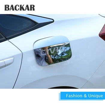 

BACKAR Auto Car Styling For Honda Civic 10th 2016 2017 Modified Stainless SteelFuel Tank Cap Covers Inrerior Sticker Accessories