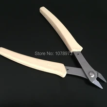 Ювелирные изделия делая инструменты Ювелирные плоскогубцы боковая резка плоскогубцы 10 шт./пакет белая ручка резак