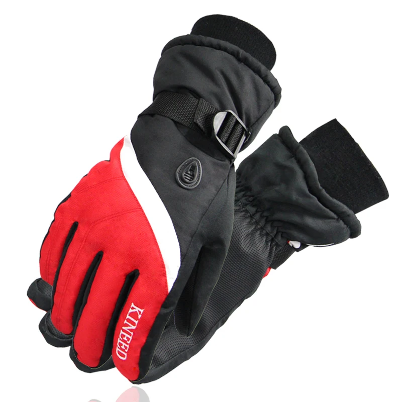 Зимние лыжные перчатки водонепроницаемые мотоциклетные зимние снегоход сноуборд лыжные перчатки теплые толстые перчатки
