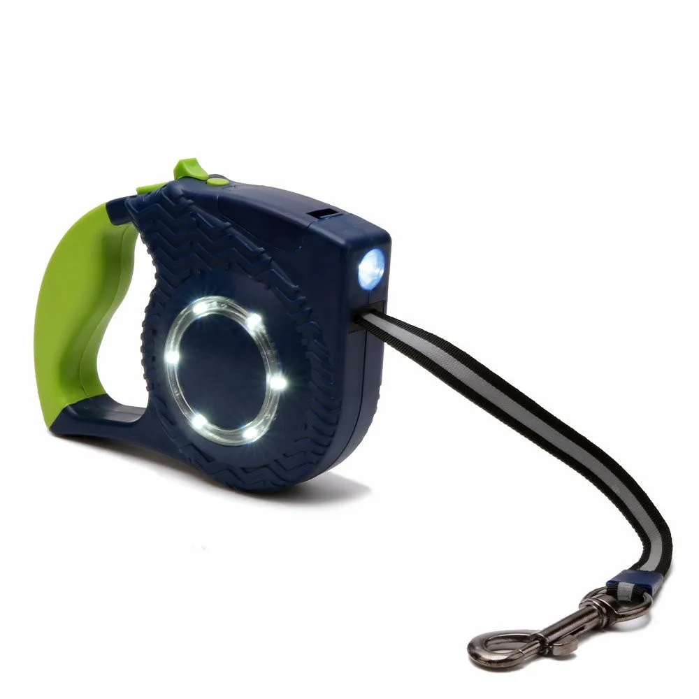 Gomaomi Retractable Dog Leash Walking 5m Leash with Led Light for