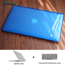 Кристальный чехол для ноутбука MacBook 12/Air 11,6 13,3/Pro retina 13 1" сенсорный Air13 дюймов A1932+ чехол для клавиатуры