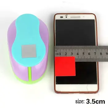 

5/8"-3" square punch perforadora de papel geometry paper cutter cortador de papel de scrapbook furador de papel furador eva