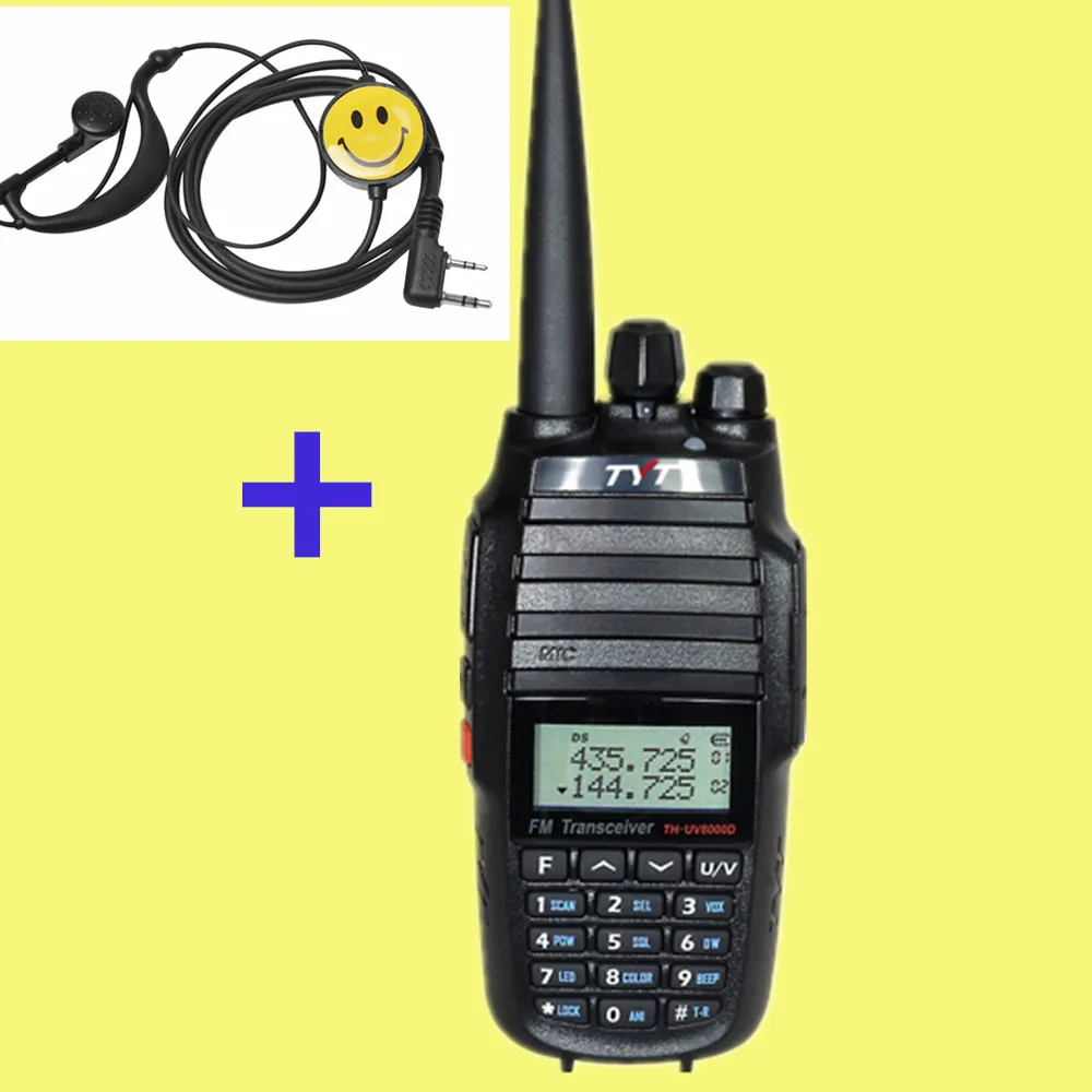 TYT TH UV8000D Ham радио 10 ватт woki toki UHF или VHF walkie talkie большой диапазон км двухдиапазонное