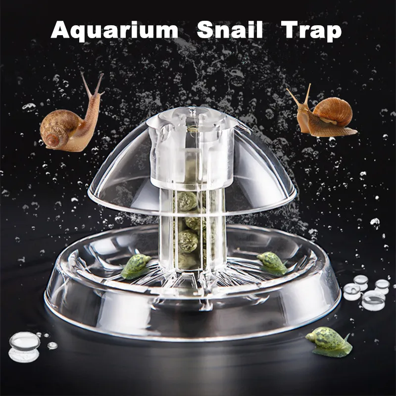 8Holes snail trap free baits for aquarium fish plants tank.Planarian leechCatchP