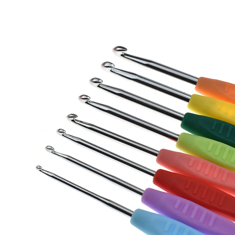 Fashion 2.5mm-6.0mm Mix Size Household Craft Crochet Hook Knitting Needles Weave Women DIY Craft Loom Tools Accessories For Wife (7)
