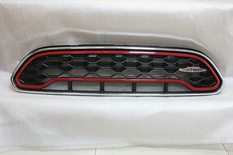 

Brand New ABS Plastic and Origninal Part MINI JCW Front Grill Trim w/Chilli Red mini cooper F60 (1 Pcs/ Set)