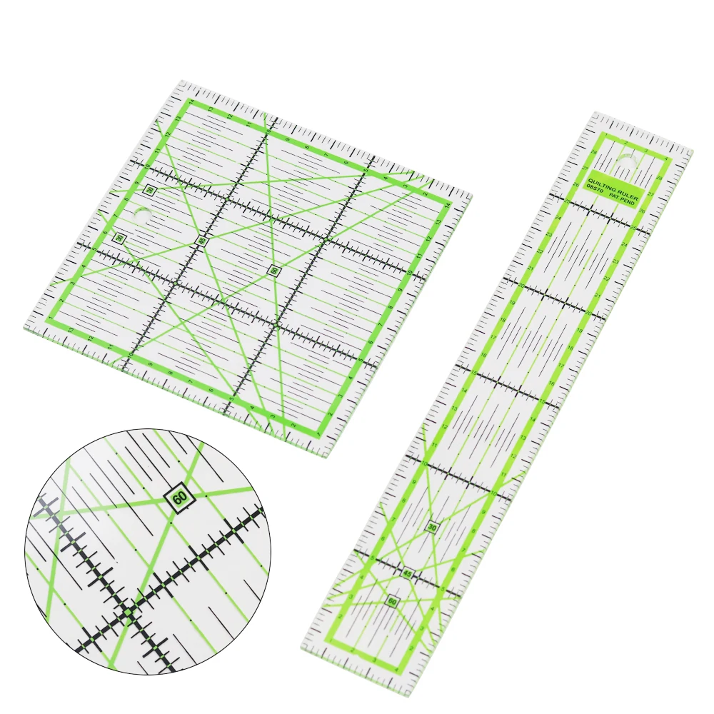 

Transparent Acrylic Sewing Patchwork Ruler Quilting Ruler Home Cutting Tailor Ruler For Any Fabric DIY Sewing Tools