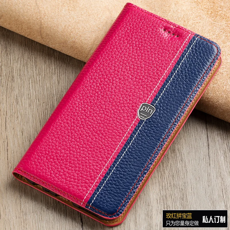 Rose with Blue Для samsung Galaxy J7 чехол с откидной крышкой с магнитной защелкой и опцией подставки крышка из натуральной воловьей кожи, кожаная телефонная сумка для samsung J7 Pro+ Бесплатный подарок - Цвет: Rose with Blue