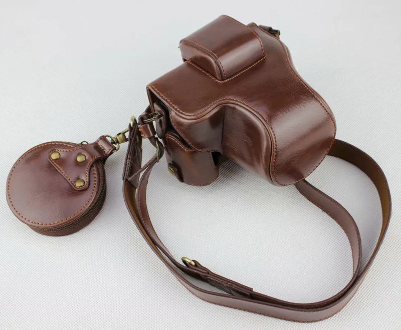Высокое качество pu кожаный чехол сумка для камеры чехол для Canon EOS M50 M 50 с отверстием батареи