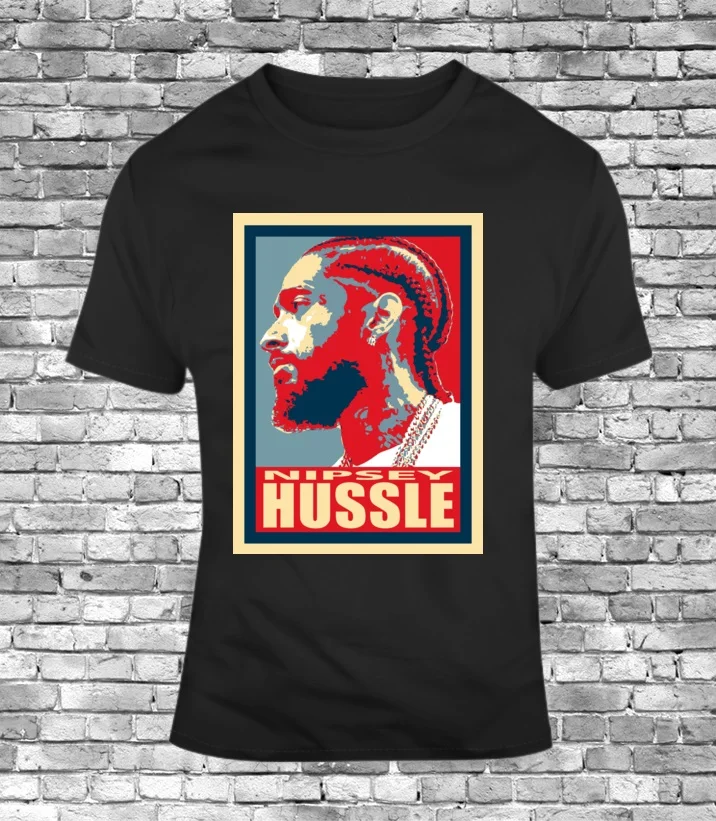 Новая мужская футболка Nipsey Hussle Rapper Rap Music хип-хоп Respect califoria подарок 2019 Мужская
