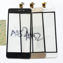 Замена черный белый золото сенсорный экран digitizer для zte blade a452 x3 d2 переднее стекло сенсорной панелью переднее стекло объектива