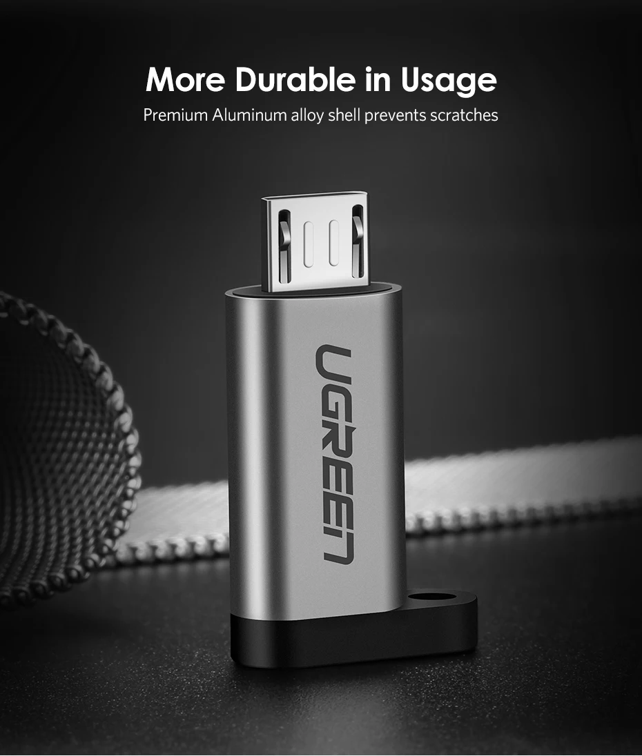 Ugreen usb c для micro usb кабель зарядного устройства конвертер для Samsung Galaxy A7 huawei xiaomi redmi usb type c адаптер зарядное устройство