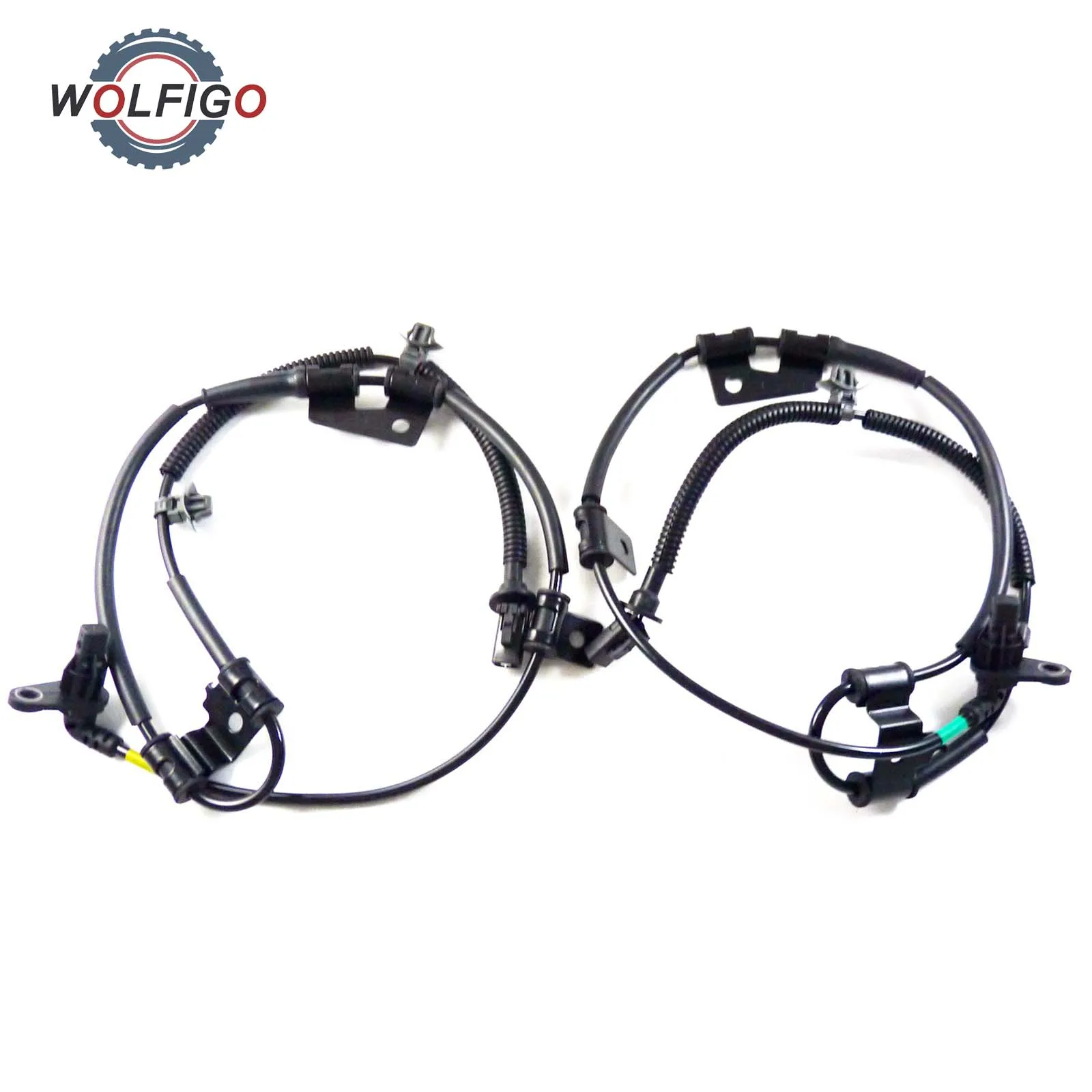 

WOLFIGO 2pcs/set Front Left Right Side ABS Wheel Speed Sensor Brakes for 2005 2006 2007 2008 2009 Hyundai Tucson