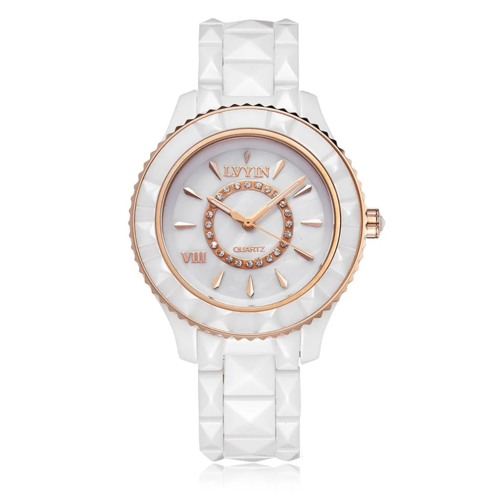 

Lvyin Ceramic Watch Waterproof Casual Couple Watch Men Watches Wrist Simple Precision Watches Gift Present Dropshipping