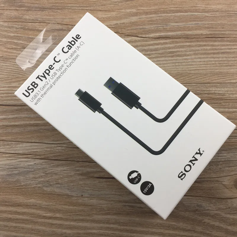 Original SONY 1M UCB30 3A USB Type C Cable fast Quick charging for SONY