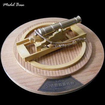 

Model Boats Wooden Cannon Model Sets Classic Style The 32 Pounds Bow Rotary Cannon Fort Cherry Wooden-Models-Kits 1/50 Scale