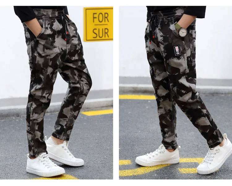 Children Jeans Pants 2019 Spring Autumn Korean Version Kids Casual Camouflage Trousers For Boys 4 6 8 10 12 Years Pants DWQ025 HTB1ZlbRa jxK1Rjy0Fnq6yBaFXaG - Children Jeans Pants 2019 Spring Autumn Korean Version Kids Casual Camouflage Trousers For Boys 4 6 8 10 12 Years Pants DWQ025