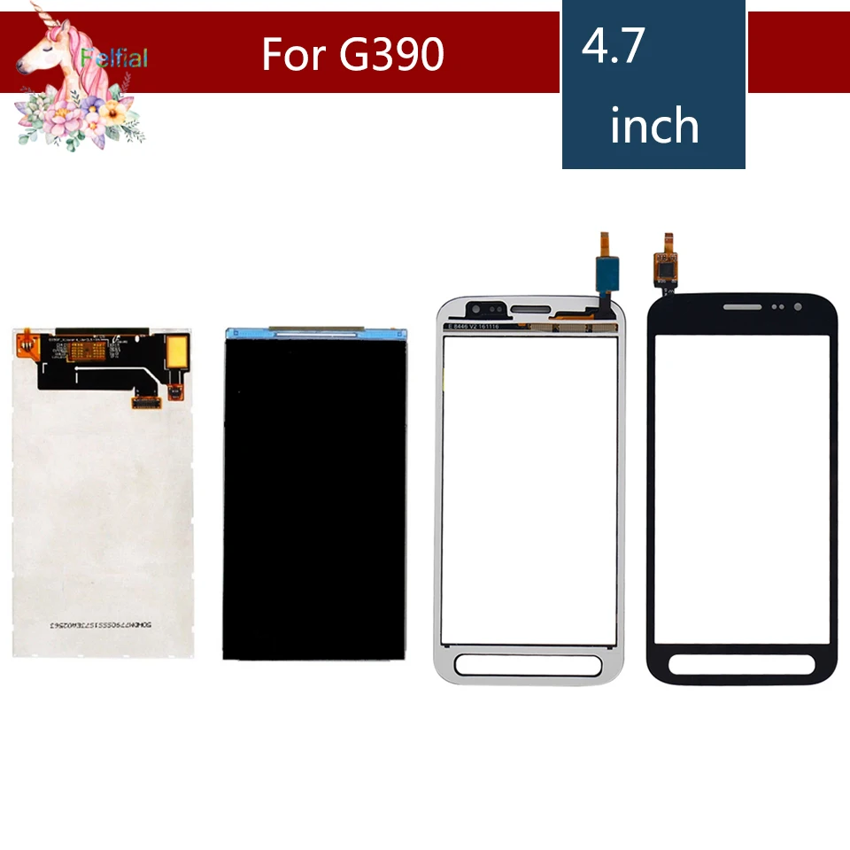 

Original 4.7" For Samsung Galaxy Xcover 4 SM-G390F G390F G390 LCD Display With Touch Screen Digitizer Sensor Replacement