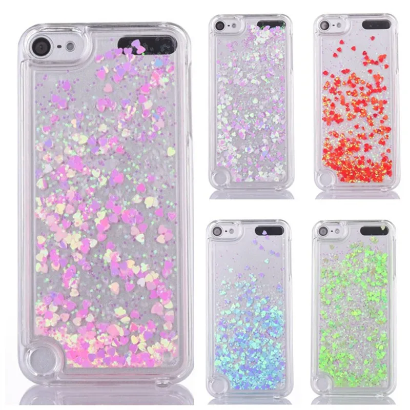 Carcasa con purpurina líquida para Funda Touch 6 para Funda Apple iPod Touch 6 iTouch 5 Funda para teléfono carcasa trasera dinámica case|phone cases6 case - AliExpress
